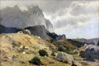 Ivan Shishkin - Felsige Landschaft anagoria - 1889