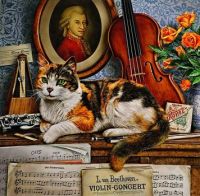 Gershwin The Cat Sat Above The Piano by Geoffrey Tristam