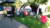 Tour of Britain Event village Kirkcudbright 2