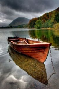 tethered boat