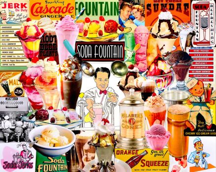 Solve soda fountain jigsaw puzzle online with 120 pieces