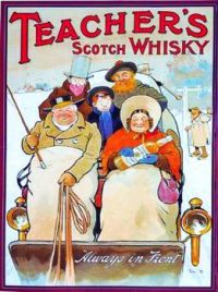 Vintage ad - Teachers Scotch Whiskey
