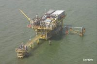 Galveston Bay production platform