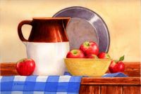 Apples in Yellow Bowl