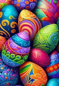 Swirly Easter Eggs