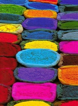 Holi pigments
