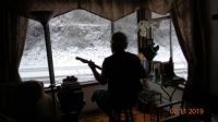 Snow and guitar, what could be better?