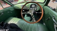 Early Aussie Icon. Interior of holdens FJ with sports steering wheel_0243