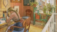 Painting by Carl Larsson