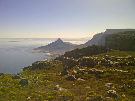 Hike up Llandudno Ravine, Nr Cape Town