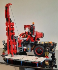 Lego Mobile Pile Driver