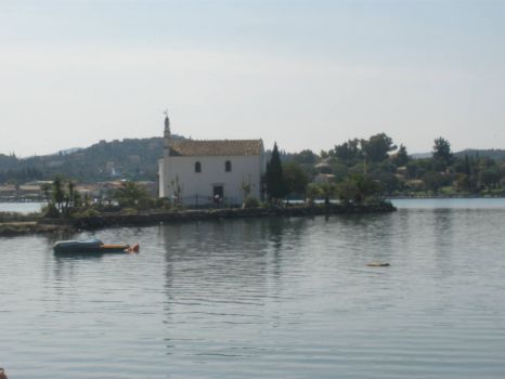 Greece-Corfu Isl.-Ipapanti Church, Gouvia Bay