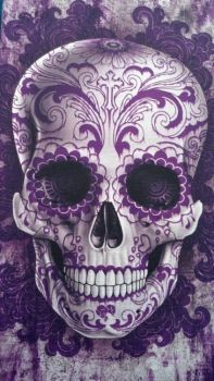 Purple Sugar Skull
