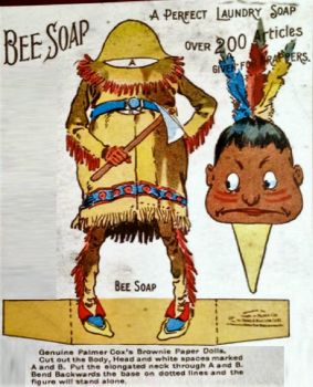 Vintage Bee Soap Ad  ~  Brownie,  Palmer Cox