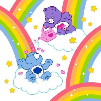 Solve Care Bears in the Clouds jigsaw puzzle online with 81 pieces