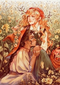 A rest among the flowers