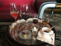 Wine and Chocolate Tasting (there's a sneaky piece of cheese)