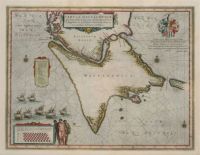old map of terra magellanica by Blaeu