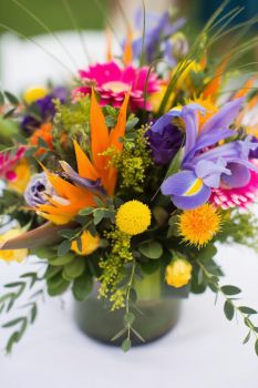 Happiness is : A Vibrant Centerpiece!