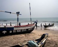 A day on the beach in Ghana ...