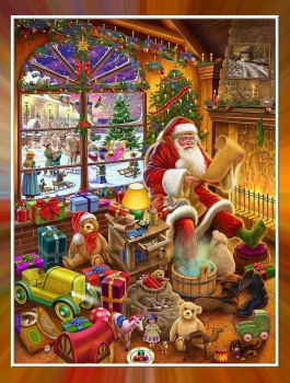 Solve Santa 23 12 23 jigsaw puzzle online with 63 pieces