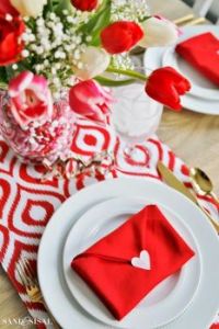 Valentine Envelope Napkin