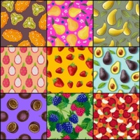 Fruit and veg patterns 2