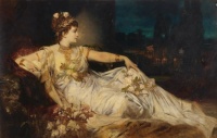 Hans Makart: Charlotte Wolter als „Messalina“ (um 1875)