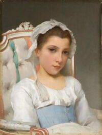 "Portrait of a young girl"