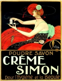Creme Simon poster by Emilio Vila Gorgoll (Spanish, 1887-1967)