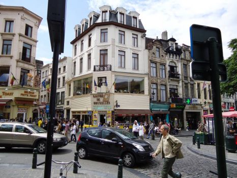 Brussels Street Scene