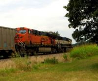 N-bound BNSF coal train