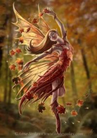 autumn fairy by anne stokes
