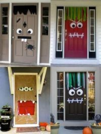 Halloween doors