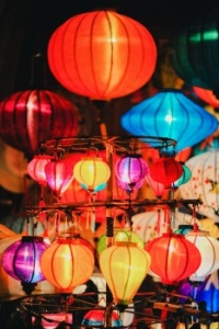 Bright colored lanterns
