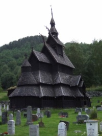 the wooden church of borgund