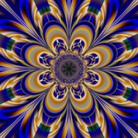 3d-fractal-blue-yellow-floral-pattern