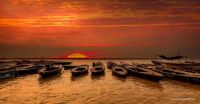 india sunset