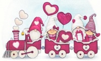 valentine gnome train