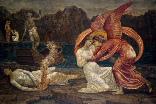 Solve Cupid and Psyche - Sir Edward Burne–Jones jigsaw puzzle online ...