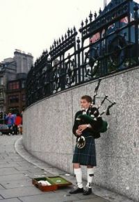 Skirl of the bagpipes