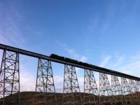train on trestle
