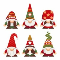 flat-christmas-gnomes-collection