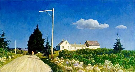 The Road to the Jones House, 1939, N. C. Wyeth (1882-1945)