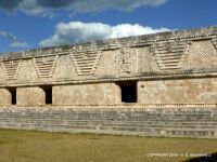 MEXICO - Yucatan - Uxmal -  Inside the Nunnery Quadrangle