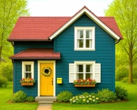 Pequeña Casa en el Bosque