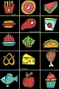 Food squares 🍗🍟