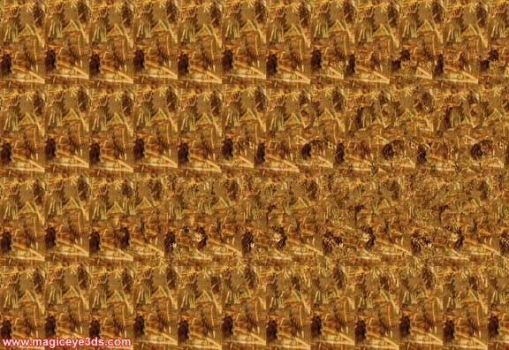 Solve Magic Eye / Stereogram 3 jigsaw puzzle online with 54 pieces