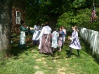Girl Scouts at Lock House on C&O Canal