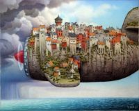 Surreal Painting by Jacek Yerka